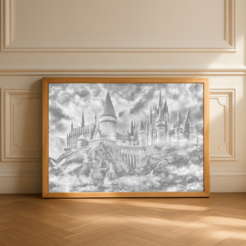 Zweinstien Kasteel in Mist Stipjes Schilderen Kit