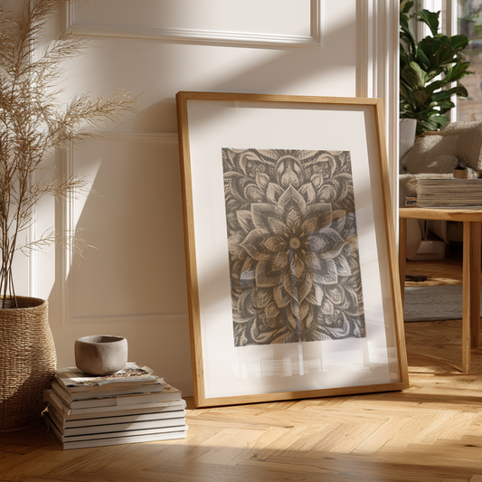 Floral Mandala Dot Painting Kit