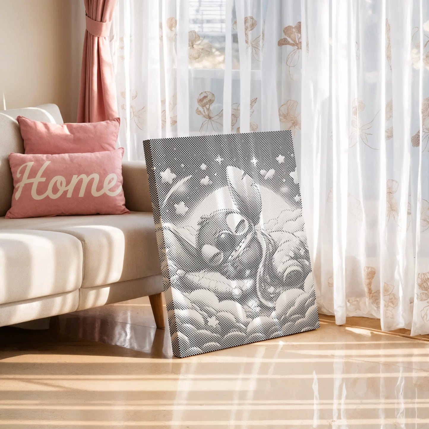 Stitch Slapend op Wolken | Dot Painting Kit