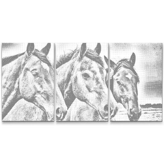 abstraktes farbiges Muster mit fließenden Tropfen in Violett und Blau