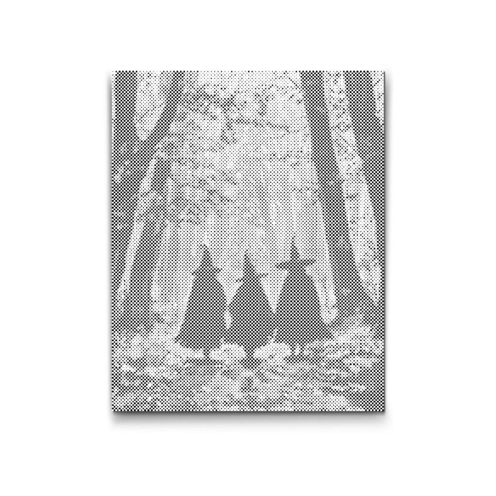 Punktmalerei Motive zu Halloween: Geister, Fledermäuse, Spinnennetze