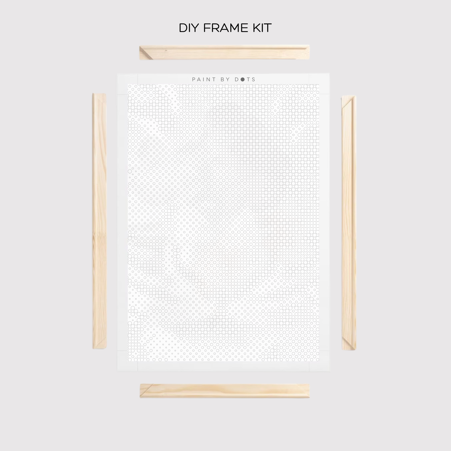 Houten frame voor canvas