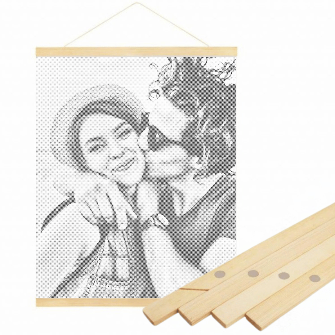 magnetischer Rahmen Punktmalerei