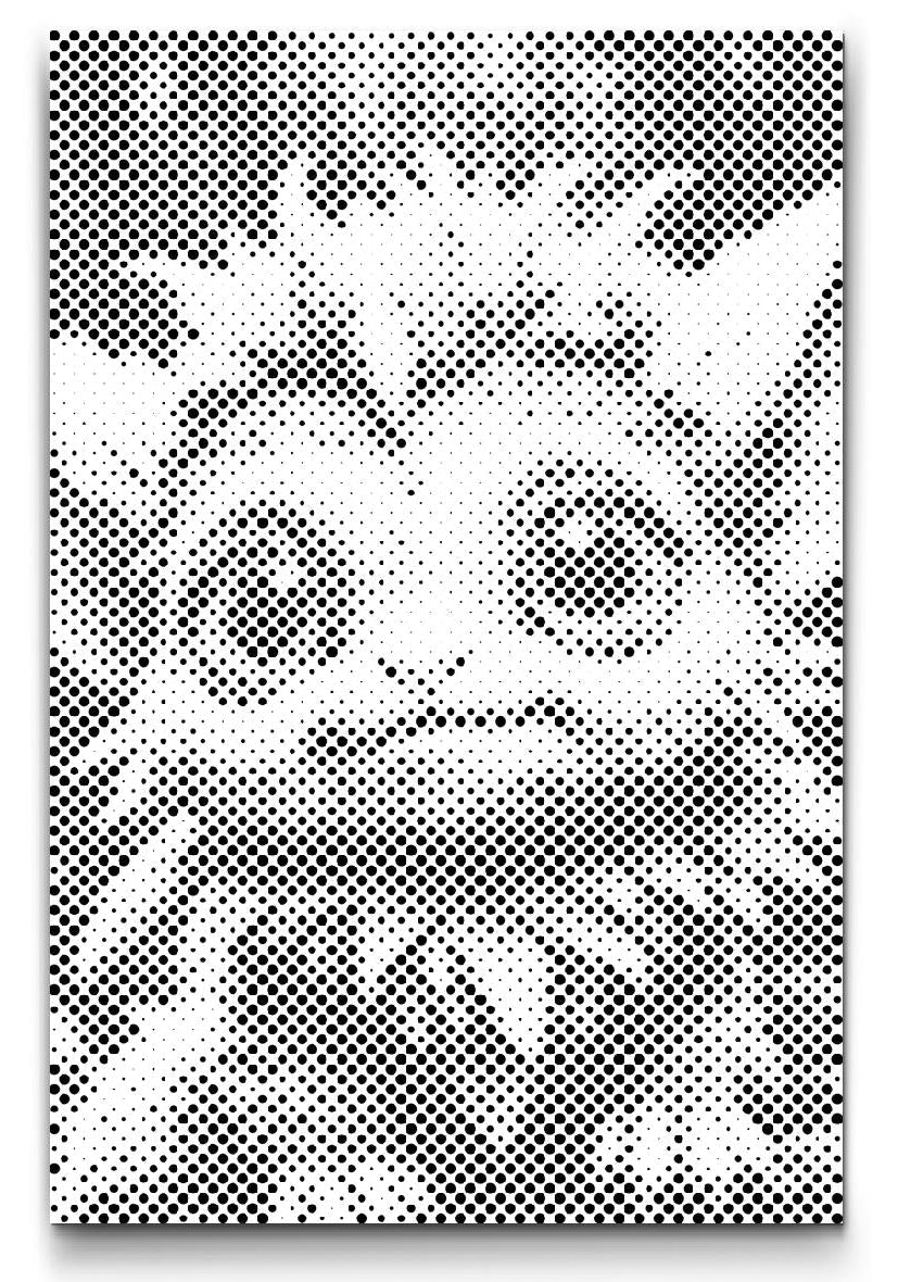 Dot Painting Zuckersüßes Monster – Punktmalerei Motiv mit lustigem Märchenwesen für Kinder