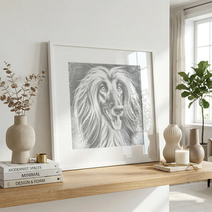 Afghaanse Windhond | Stip Schilderen Kit
