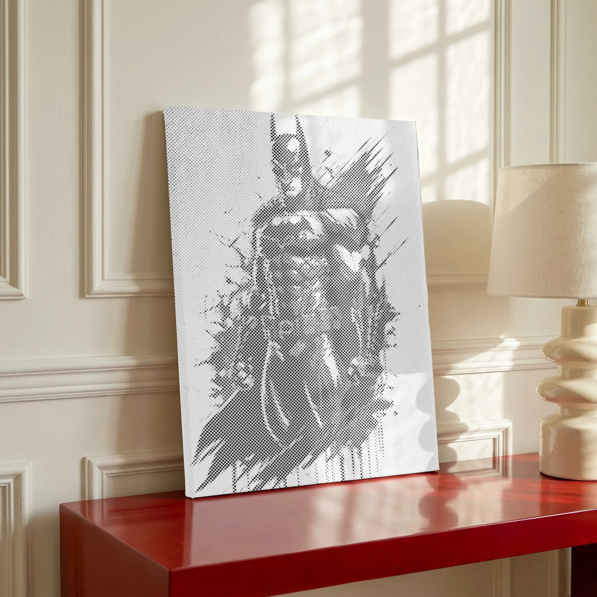 Batman The Dark Knight | Dot Painting Kit als afgewerkt stippelschilderij kunstwerk