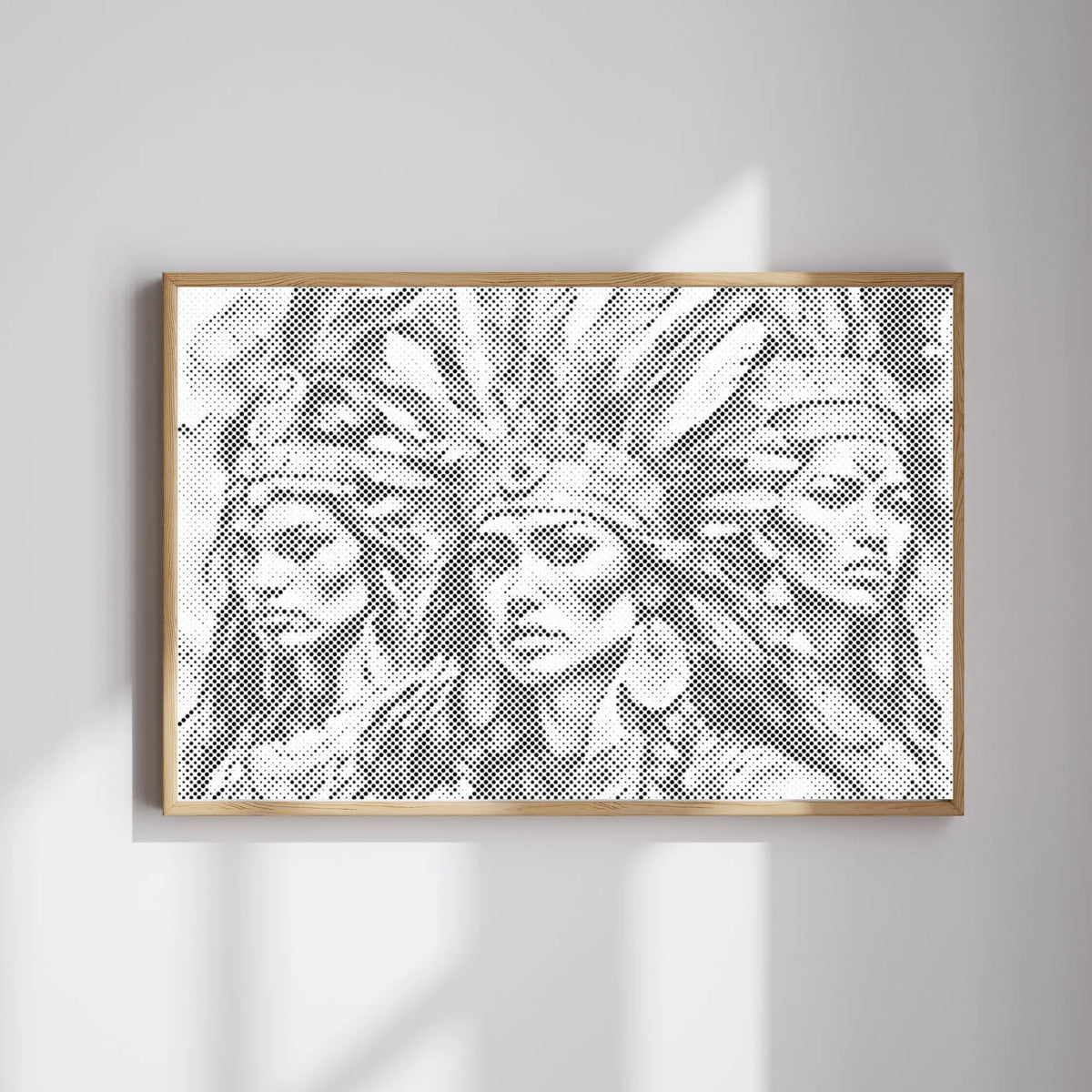 Mooie Vrouwen | Stippenschilderijpakket als afgewerkt stippelschilderij kunstwerk