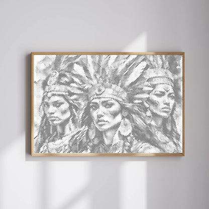 Mooie Vrouwen | Stippenschilderijpakket