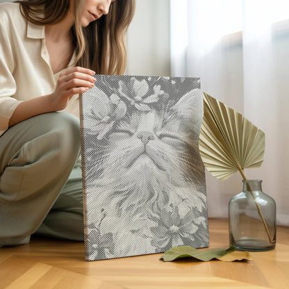 Kat met Bloemen | Stolp Schilderset
