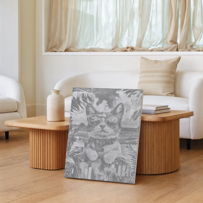 Kat op Vakantie | Stippenschilderij-set