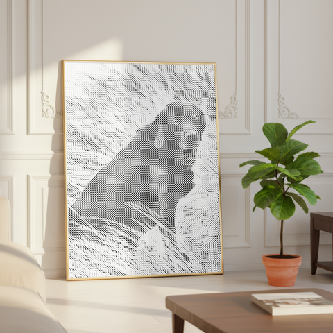 Pakket voor eigen Foto Dot Painting