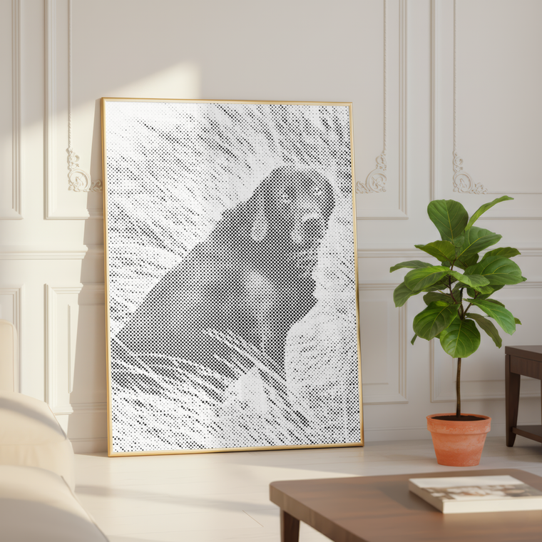 Pakket voor eigen Foto Dot Painting