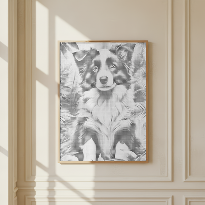 Custom Photo – stippelschilderij – detail