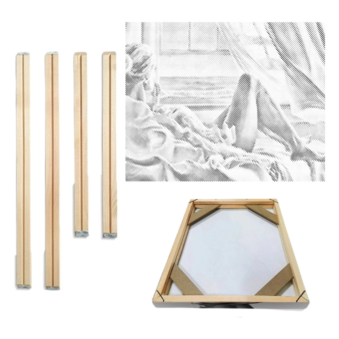 Houten frame voor canvas