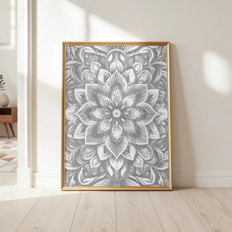 Bloemen Mandala | Dot Painting Kit