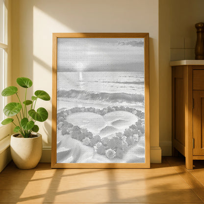 Bloem Hart op het Strand | Stolpstip Kit