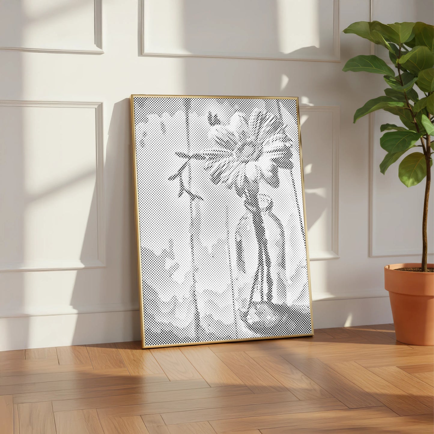 Bloem in Glas | Stippen Schilderen Pakket
