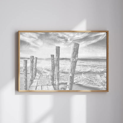 Zonsondergang op het Strand | Stolper techniek (dot painting) kit