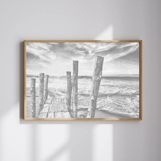 Zonsondergang op het Strand | Stolper techniek (dot painting) kit