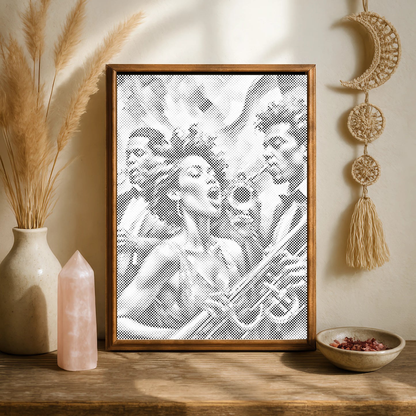 Jazz Zangeres Muurkunst | Stippelschilderij Kit