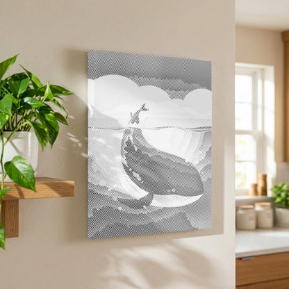 Springende Walvis Oceaan | Stip Schilderen Kit