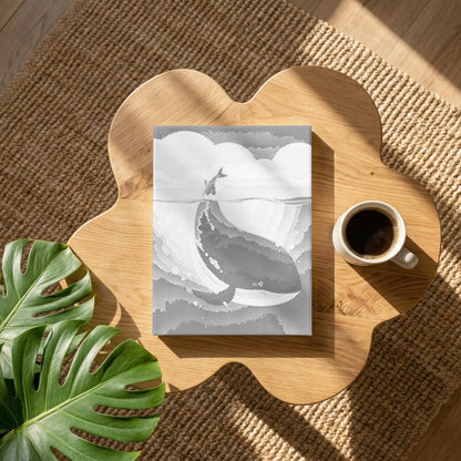 Springende Walvis Oceaan | Stip Schilderen Kit