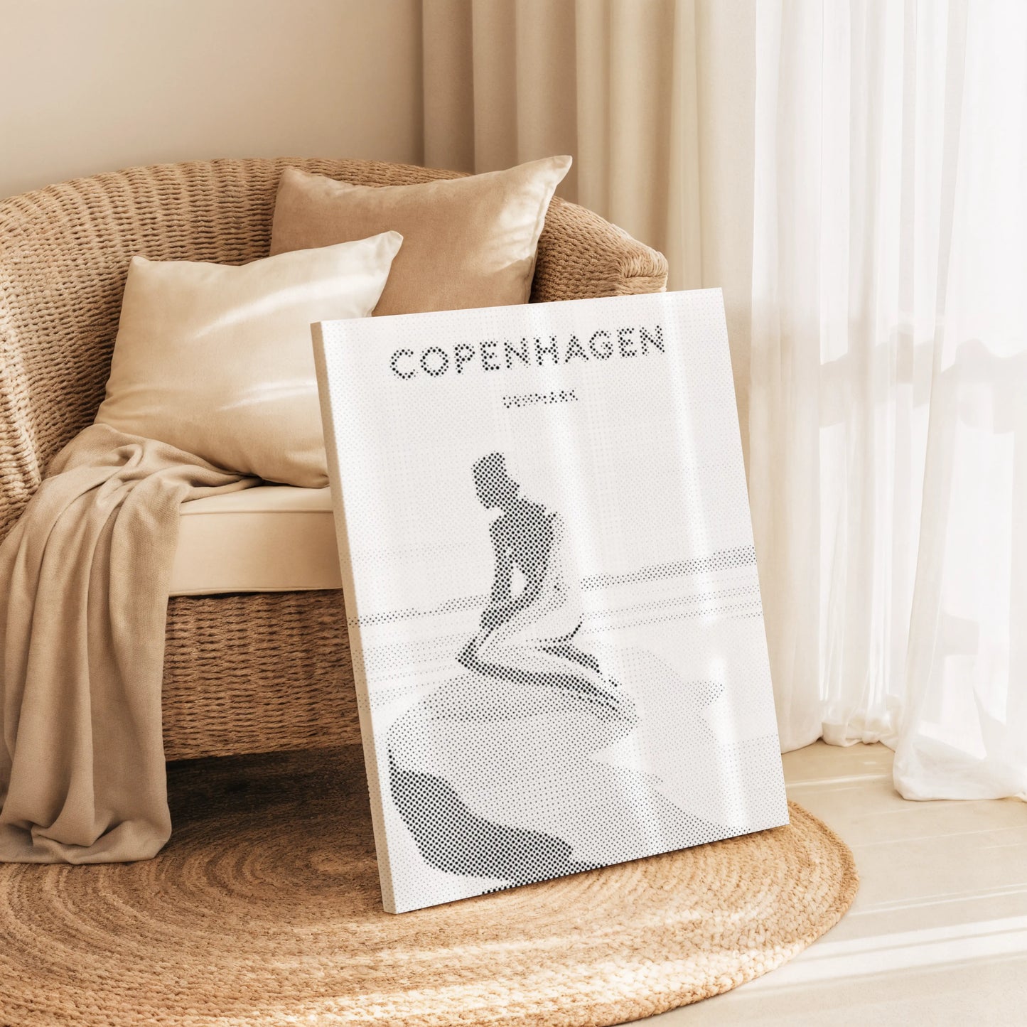 Kleine Zeemeermin Kopenhagen | Dot Painting Pakket