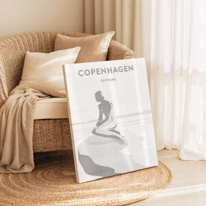 Kleine Zeemeermin Kopenhagen | Dot Painting Pakket