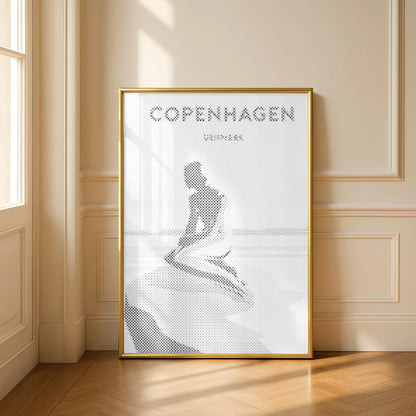 Kleine Zeemeermin Kopenhagen | Dot Painting Pakket