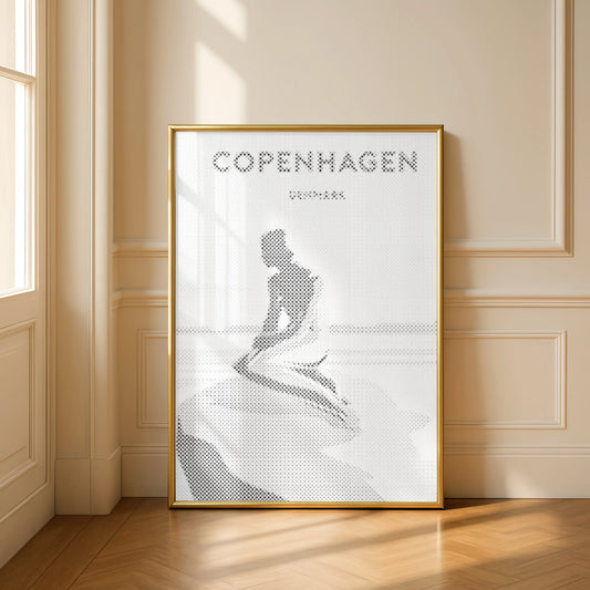 Kleine Zeemeermin Kopenhagen | Dot Painting Pakket