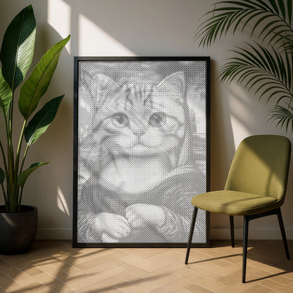 Mona Lisa Kat | Stippenschilderijpakket