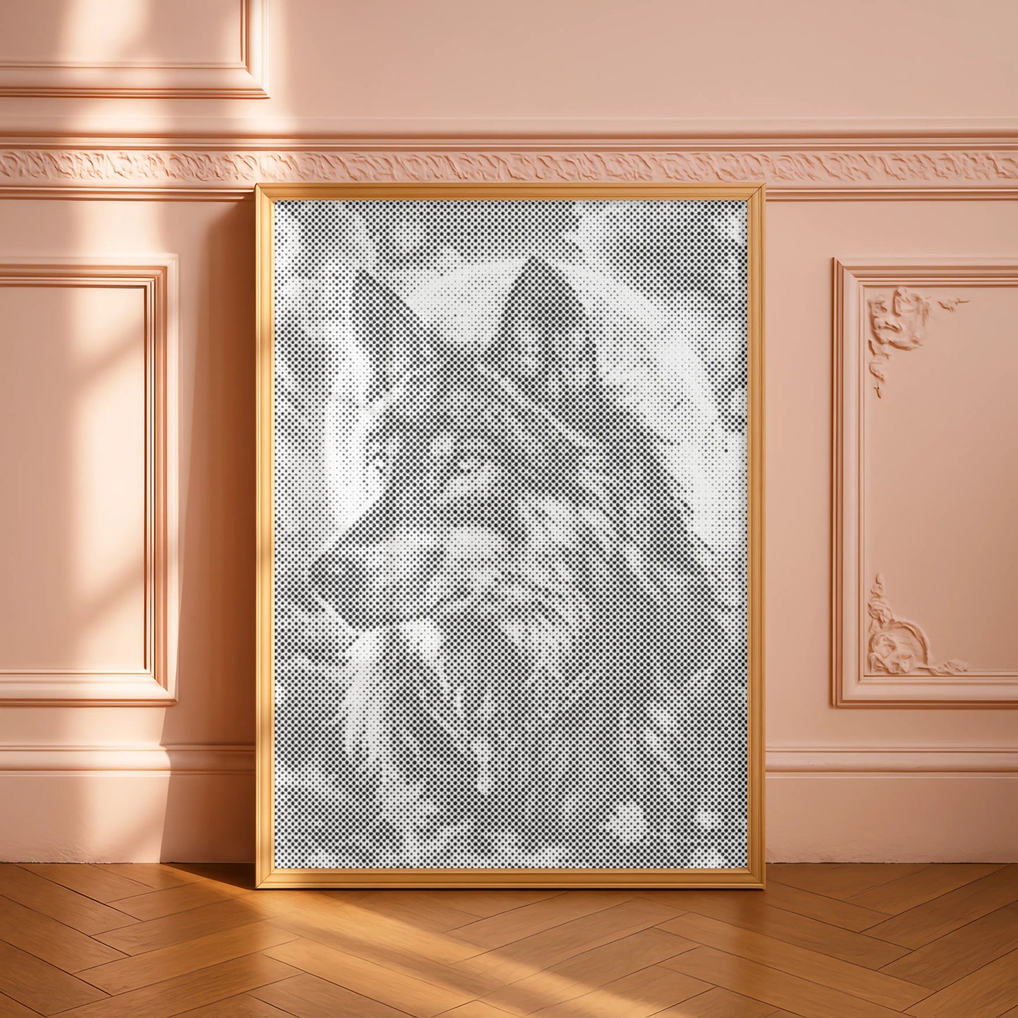 Maanwolf | Stippelschilderij Set