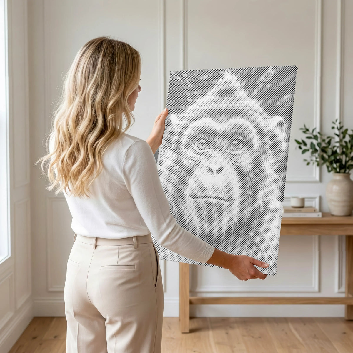 AFFE | Stippelschilderij als afgewerkt stippelschilderij kunstwerk