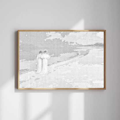 Zomeravond op het strand van Skagen, PS Krøyer | Stippenschilderijpakket