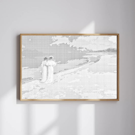 Zomeravond op het strand van Skagen, PS Krøyer | Stippenschilderijpakket