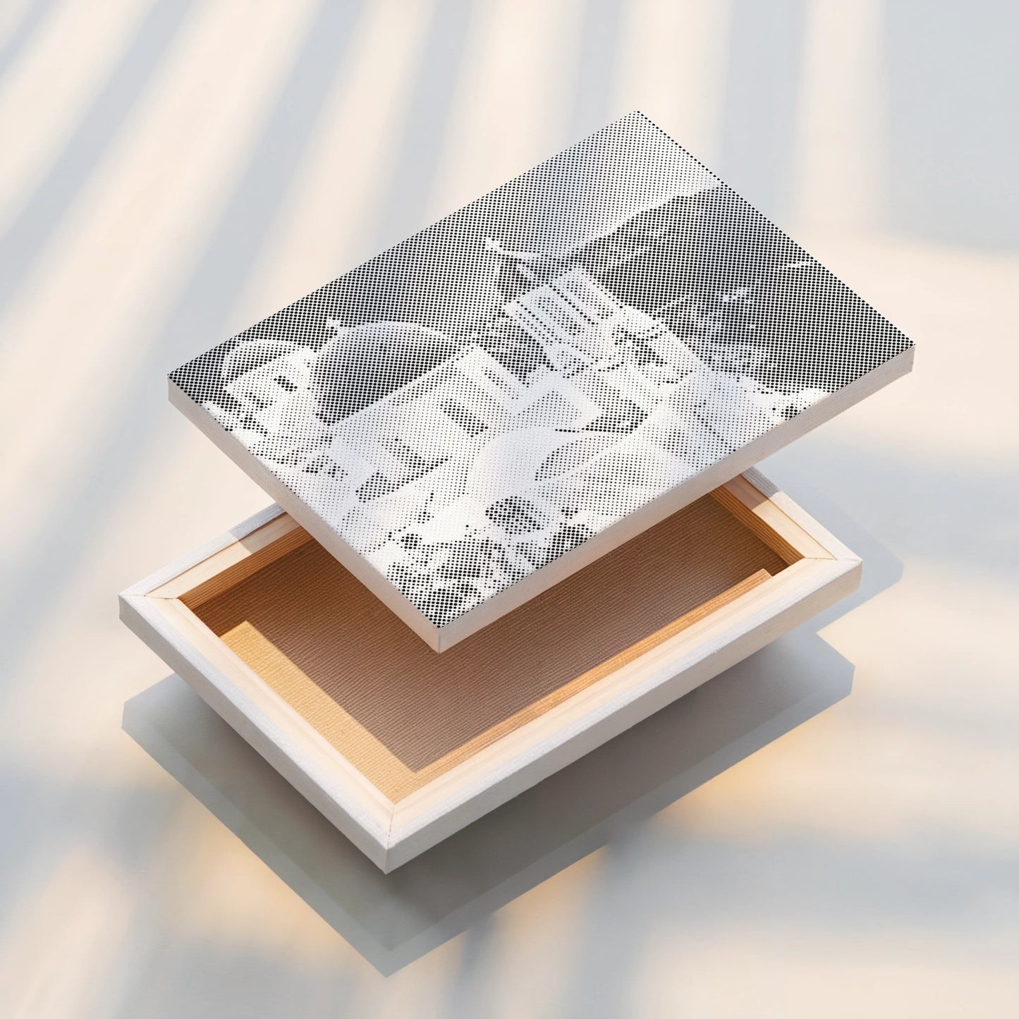Santorini Domes aan Zee | Stippelschilderij Kit