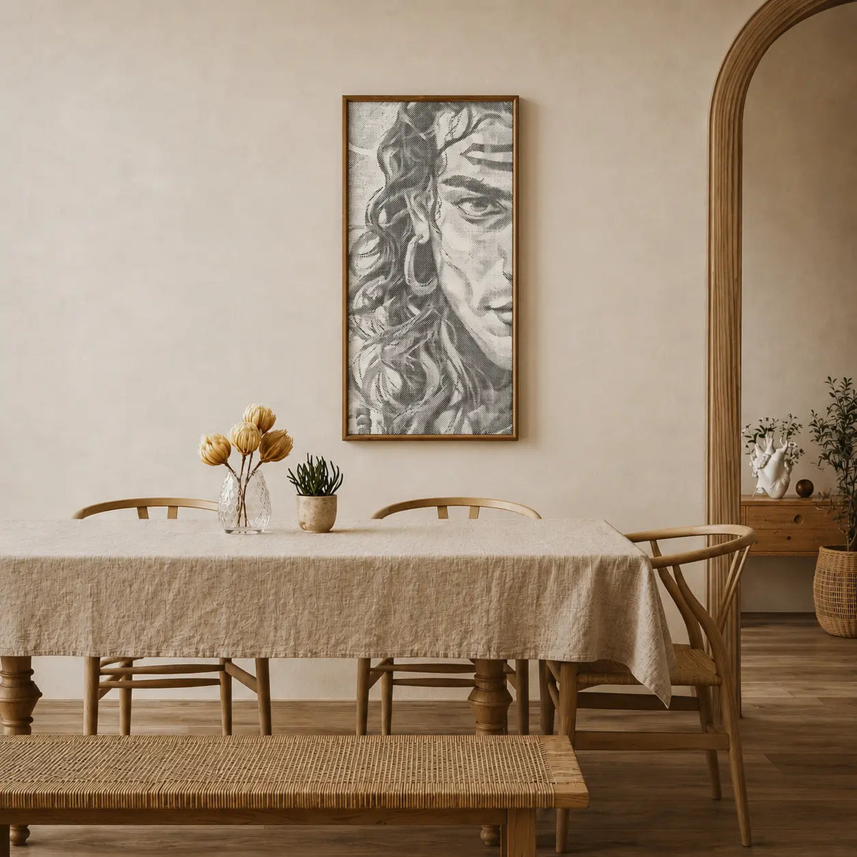 Shiva Hindoe God | Stippelschilderkit als afgewerkt stippelschilderij kunstwerk