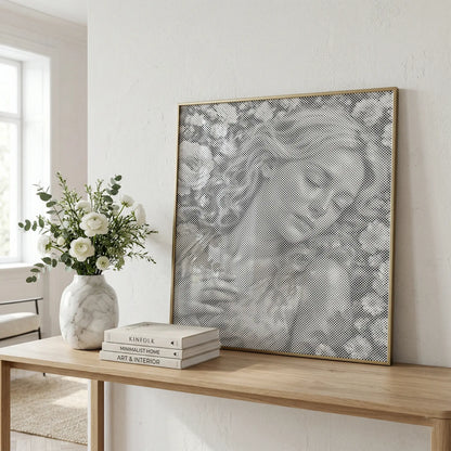 Doornroosje in een rozenzee | Dot Painting Kit