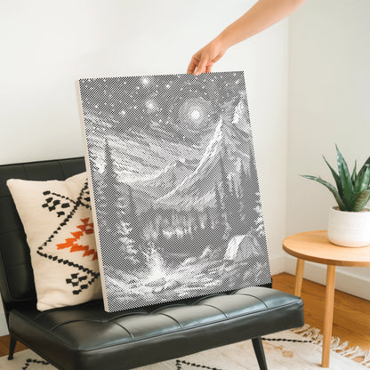 Sterrenhemel bij het kampvuur | Dot Painting Pakket