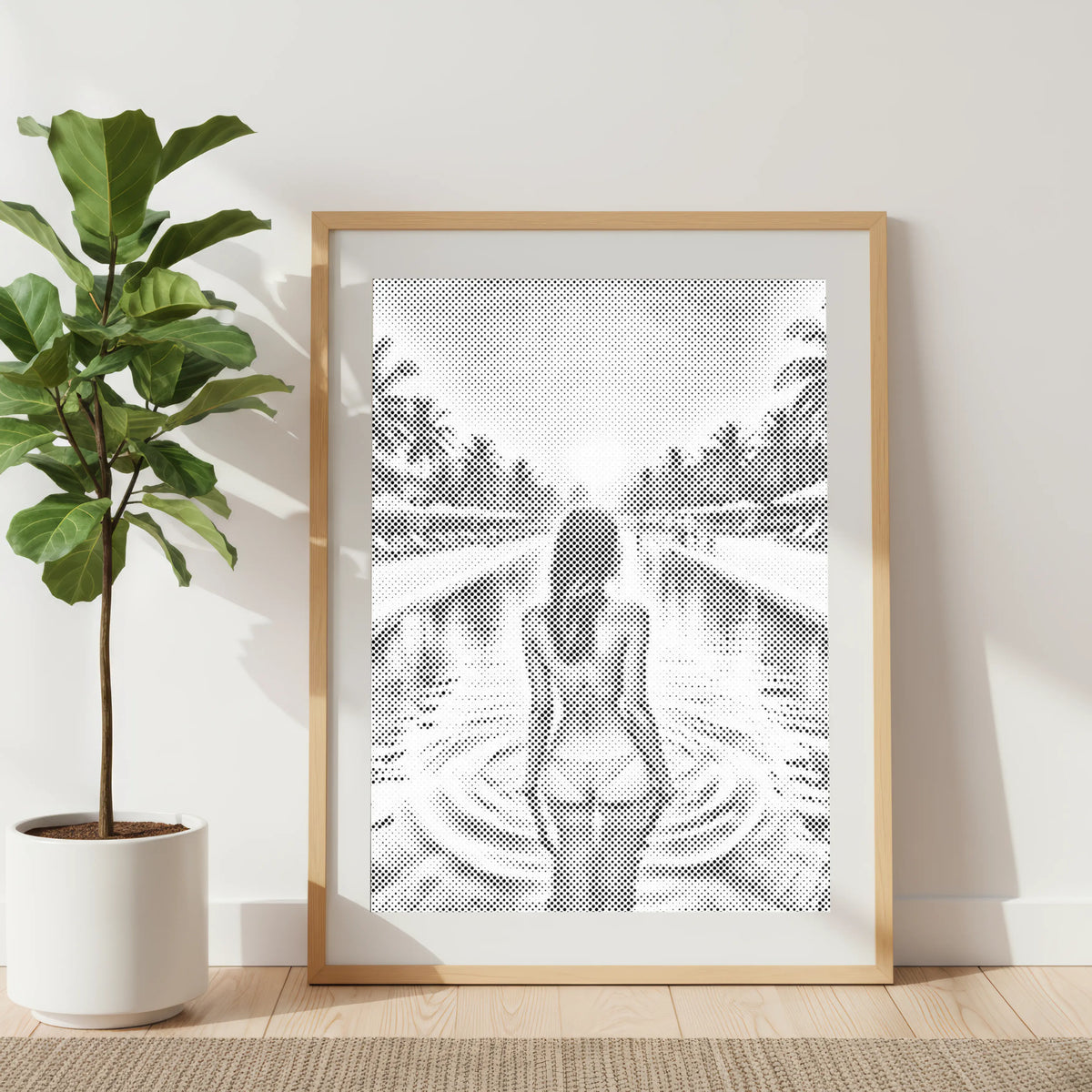 Zomervakantie | Dot Painting Pakket als afgewerkt stippelschilderij kunstwerk