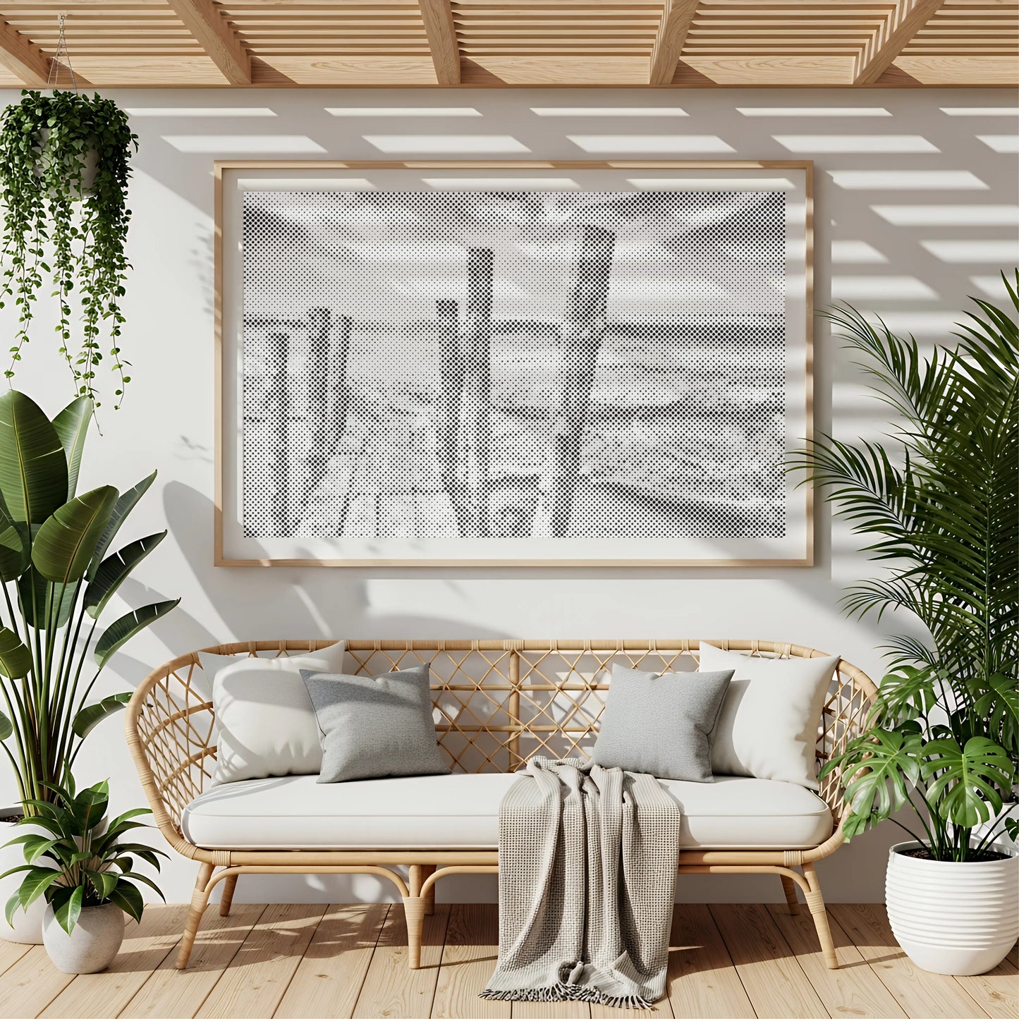 Zonsondergang op het Strand | Stolper techniek (dot painting) kit