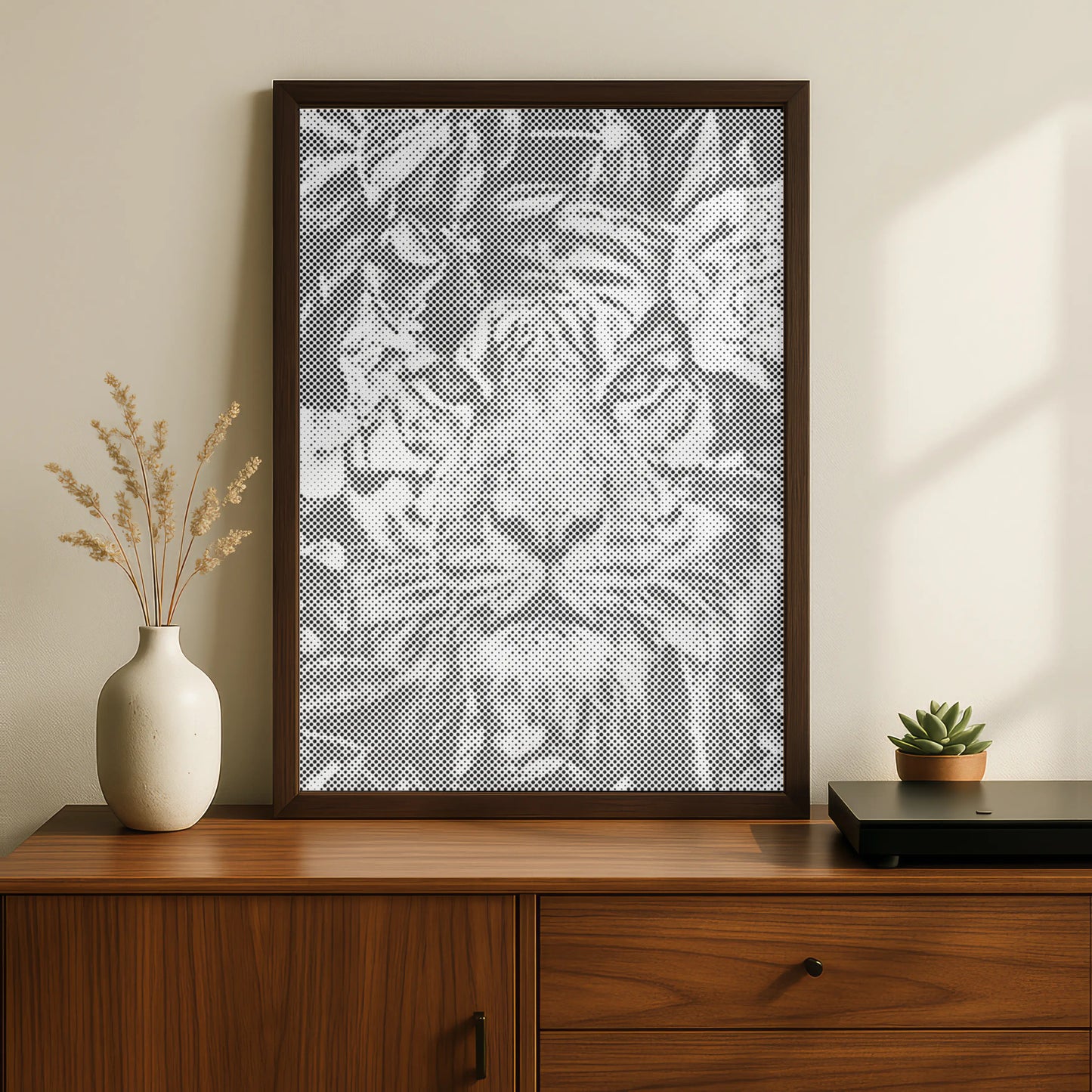 Tijger in de jungle | Stippenschilderijpakket