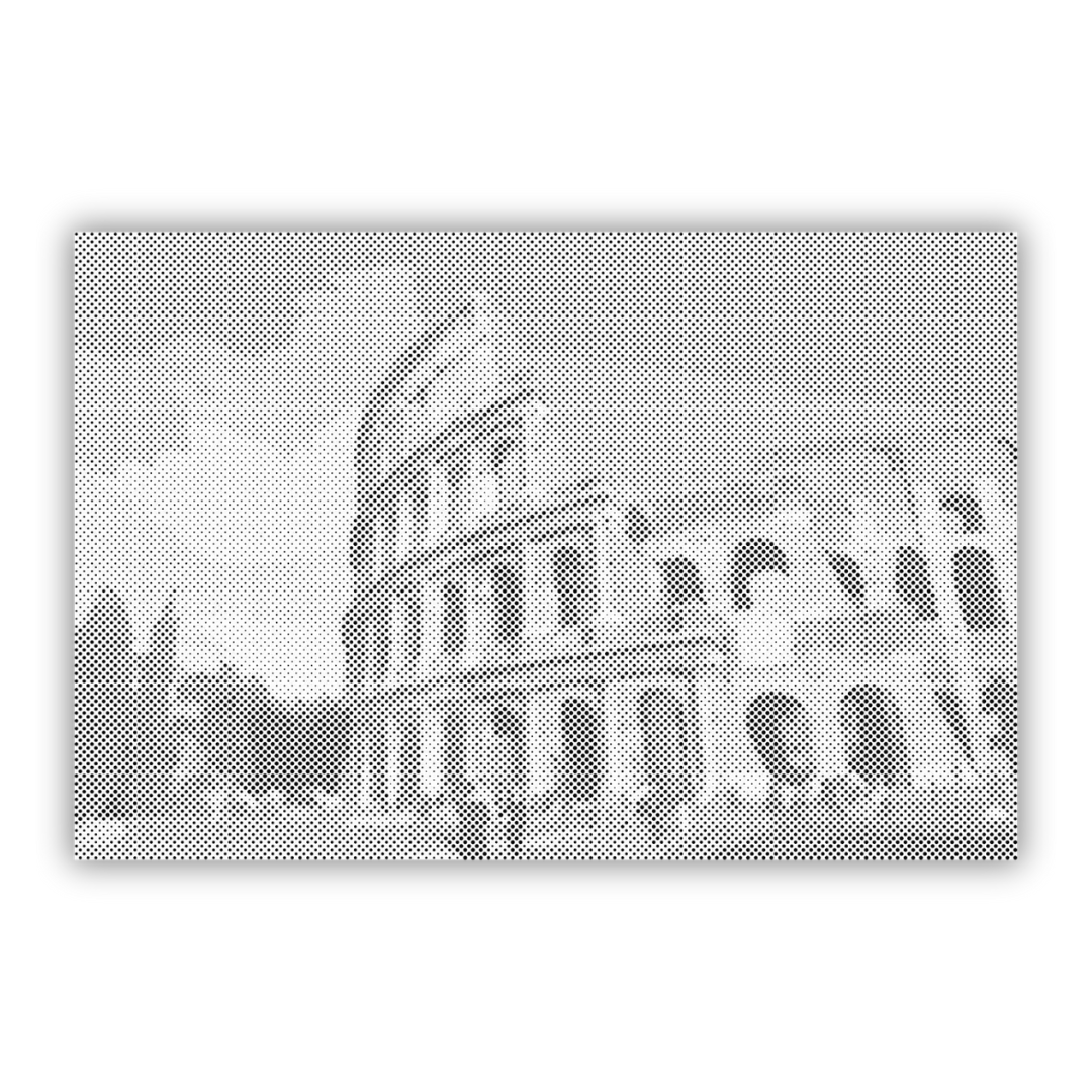 Colosseum Rome | Stippelschilderij Kit als afgewerkt stippelschilderij kunstwerk