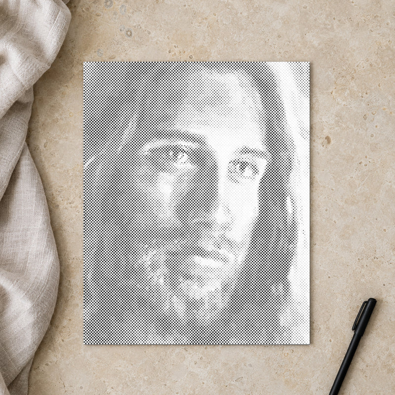 Jezus Christus | Stippen Schilderen Kit als afgewerkt stippelschilderij kunstwerk