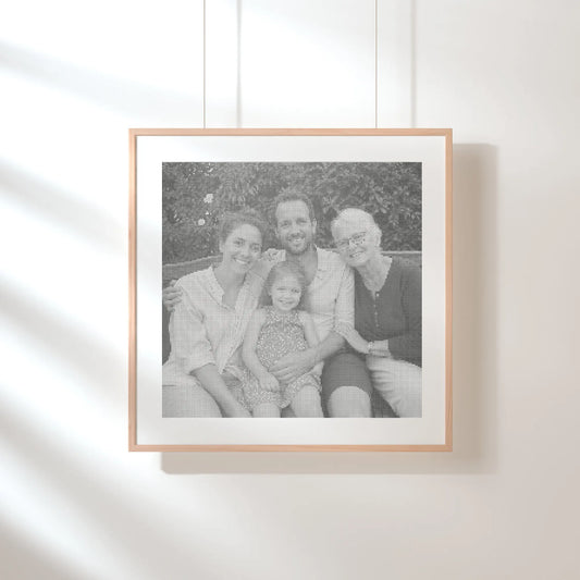 Jouw foto als vierkant stippelschilderij | Dot Painting